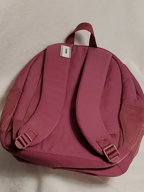 PINK Victoria’s Secret quilted Puffer Backpack - Mauve Color New w/tags! main image 11